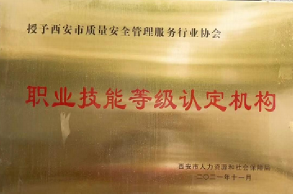 职业技能等级认定